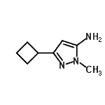 CAS 登录号：92406-41-2， 3-环丁基-1-甲基-1H-吡唑-5-胺