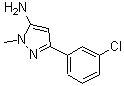 CAS 登录号：92406-44-5， 3-(3-氯苯基)-1-甲基-1H-吡唑-5-胺