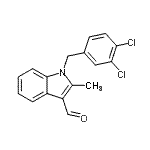 CAS 登录号：92407-88-0， 1-(3,4-二氯苄基)-2-甲基-1H-吲哚-3-甲醛