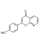 CAS 登录号：924300-01-6， 2-(p-甲苯基)吡喃并[2,3-b]吡啶-4-酮