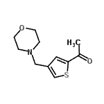 CAS#: 924852-23-3, 1-[4-(4-Morpholinylmethyl)-2-thienyl]ethanone