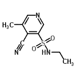 CAS 登录号：924886-05-5， 4-氰基-N-乙基-5-甲基-3-吡啶磺酰胺
