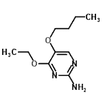 CAS#: 92491-06-0, 5-Butoxy-4-ethoxy-2-pyrimidinamine