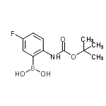 CAS#: 925207-17-6, [5-Fluoro-2-({[(2-methyl-2-propanyl)oxy]carbonyl}amino)phenyl]boronic acid