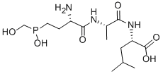 CAS 登录号：92567-89-0， 4-(羟基甲基亚膦酰)-L-2-氨基丁酰基-L-甘氨酰-L-亮氨酸