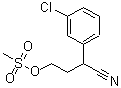 CAS#: 925889-97-0, 3-(3-Chlorophenyl)-3-cyanopropyl methanesulfonate