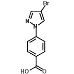 CAS#: 926212-84-2, 4-(4-Bromo-1H-pyrazol-1-yl)benzoic acid