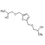 CAS#: 92687-23-5, 1,1'-[2,5-Furandiylbis(methyleneoxy)]di(2-propanol)