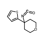 CAS#: 926921-63-3, 4-Isocyanato-4-(2-thienyl)tetrahydro-2H-pyran