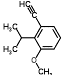 CAS#: 92722-74-2, 1-Ethynyl-2-isopropyl-3-methoxybenzene