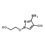 CAS#: 927417-51-4, 3-Amino-1-(2-hydroxyethoxy)-1H-pyrazol-4-ol