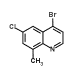 CAS#: 927800-42-8, 4-Bromo-6-chloro-8-methylquinoline