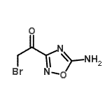 CAS#: 92845-73-3, 1-(5-Amino-1,2,4-oxadiazol-3-yl)-2-bromoethanone