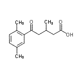 CAS#: 92864-23-8, 5-(2,5-Dimethylphenyl)-3-methyl-5-oxopentanoic acid