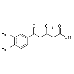 CAS#: 92864-24-9, 5-(3,4-Dimethylphenyl)-3-methyl-5-oxopentanoic acid