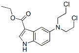 CAS#: 92869-57-3, Ethyl 5-[Bis(2-Chloroethyl)Amino]-1H-Indole-3-Carboxylate