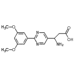 CAS#: 928713-68-2, 3-Amino-3-[2-(3,5-dimethoxyphenyl)-5-pyrimidinyl]propanoic acid