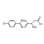 CAS#: 928713-80-8, 3-Amino-3-[2-(4-chlorophenyl)-5-pyrimidinyl]propanoic acid