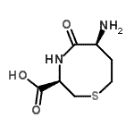 CAS#: 92893-07-7, (3R,6S)-6-Amino-5-oxo-1,4-thiazocane-3-carboxylic acid