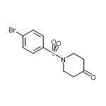 CAS#: 929000-54-4, 1-[(4-Bromophenyl)sulfonyl]-4-piperidinone