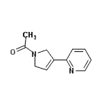 CAS#: 929083-41-0, 1-[3-(2-Pyridinyl)-2,5-dihydro-1H-pyrrol-1-yl]ethanone