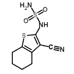 CAS#: 92932-08-6, N-(3-Cyano-4,5,6,7-tetrahydro-1-benzothiophen-2-yl)sulfuric diamide