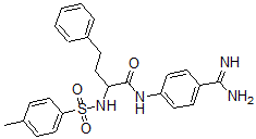 CAS#: 92953-76-9, 2-Tosylamino-4-Phenylbutyryl-4-Amidinoanilide