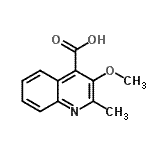 CAS#: 93001-91-3, 3-Methoxy-2-methyl-4-quinolinecarboxylic acid