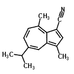 CAS#: 93007-54-6, 5-Isopropyl-3,8-dimethyl-1-azulenecarbonitrile