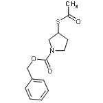 CAS 登录号：930299-97-1， 苄基3-(乙酰基硫基)-1-吡咯烷羧酸酯