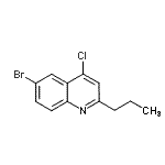 CAS#: 930570-34-6, 6-Bromo-4-chloro-2-propylquinoline