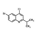 CAS#: 930570-43-7, 6-Bromo-4-chloro-2-isopropylquinoline