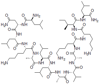 CAS 登录号:93207-23-9, 胡蜂蜂毒肽 C