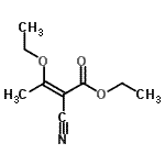 CAS 登录号：932750-29-3， 乙基(2Z)-2-氰基-3-乙氧基-2-丁烯酸酯