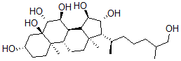 CAS#: 93368-85-5, 5Alpha-Cholestane-3beta,5,6beta,7alpha,15alpha,16beta,26-Heptaol
