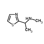 CAS#: 933682-50-9, N-Methyl-1-(1,3-thiazol-2-yl)ethanamine