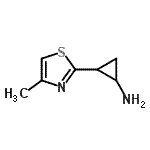 CAS#: 933713-14-5, 2-(4-Methyl-1,3-thiazol-2-yl)cyclopropanamine