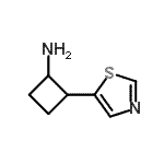 CAS#: 933713-18-9, 2-(1,3-Thiazol-5-yl)cyclobutanamine