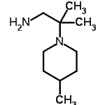 CAS#: 933724-18-6, 2-Methyl-2-(4-methyl-1-piperidinyl)-1-propanamine