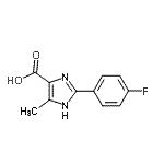 CAS 登录号：933751-61-2， 2-(4-氟苯基)-5-甲基-1H-咪唑-4-羧酸