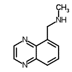 CAS#: 933751-81-6, N-Methyl-1-(5-quinoxalinyl)methanamine