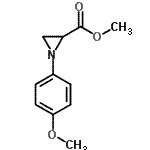 CAS#: 933782-80-0, Methyl 1-(4-methoxyphenyl)-2-aziridinecarboxylate