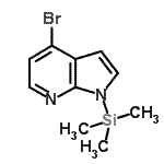 CAS 登录号：934388-23-5， 4-溴-1-(三甲基硅烷基)-1H-吡咯并[2,3-b]吡啶