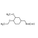 CAS#: 93470-21-4, 1-Ethoxy-4-(isocyanatomethyl)-2-methoxycyclohexane