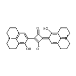 CAS#: 93470-31-6, (4Z)-4-(8-Hydroxy-2,3,6,7-tetrahydro-1H-pyrido[3,2,1-ij]quinolinium-9(5H)-ylidene)-2-(8-hydroxy-2,3,6,7-tetrahydro-1H,5H-pyrido[3,2,1-ij]quinolin-9-yl)-3-oxo-1-cyclobuten-1-olate