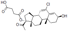 CAS#: 93485-63-3, Chlormadinone-17-acetate 3beta-hemisuccinate
