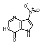 CAS#: 93587-26-9, 7-Nitro-1,5-dihydro-4H-pyrrolo[3,2-d]pyrimidin-4-one
