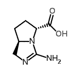 CAS#: 93590-13-7, (5R,7aR)-3-Amino-5,6,7,7a-tetrahydro-1H-pyrrolo[1,2-c]imidazole-5-carboxylic acid