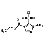 CAS 登录号：93621-38-6， 乙基5-(氯磺酰基)-1-甲基-1H-吡唑-4-羧酸酯