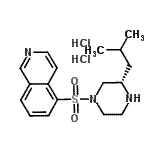 CAS#: 936233-01-1, 5-{[(3S)-3-Isobutyl-1-piperazinyl]sulfonyl}isoquinoline dihydrochloride